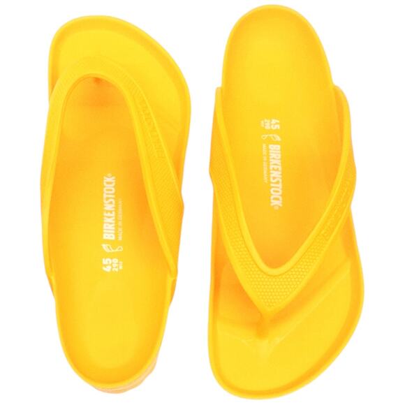 Authentic Birkenstock Honolulu EVA Zinnia Yellow EU 45 US Men's size 12 12.5 - Picture 5 of 8